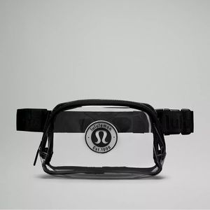 NWT Lululemon Everywhere Belt Bag 1L - Clear Transparent